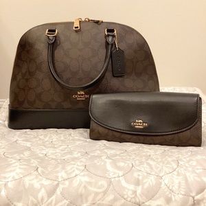 Coach Handbag and wallet